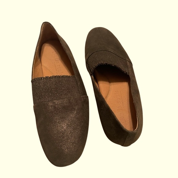 Gentle Souls By Kenneth Cole Signature Leather Eugene Ruffle Flat Loafers Sz. 10 - Picture 6 of 11